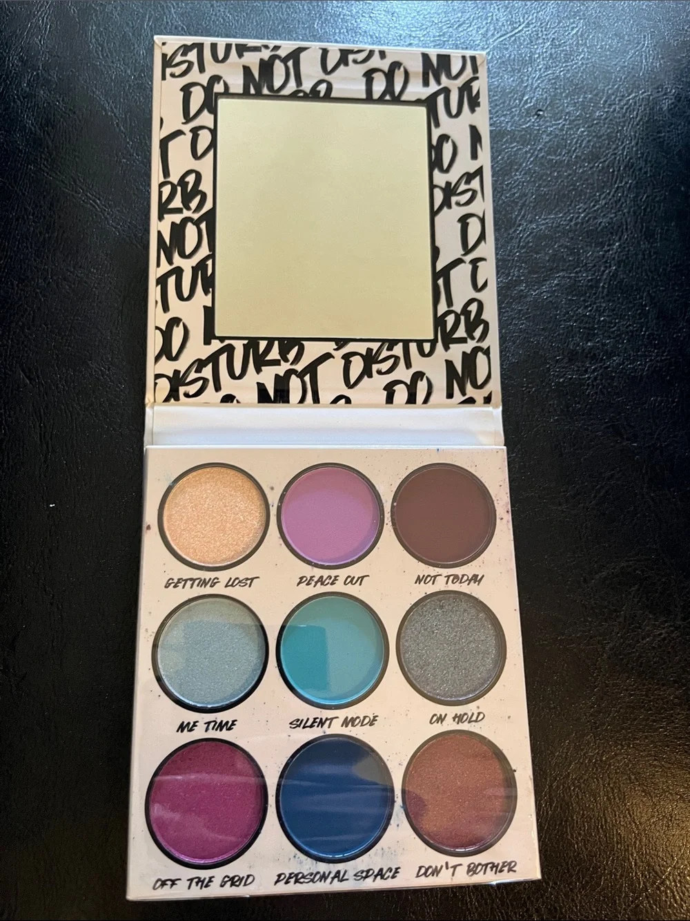 BH Cosmetics Do Not Disturb Eyeshadow Palette — White & Black